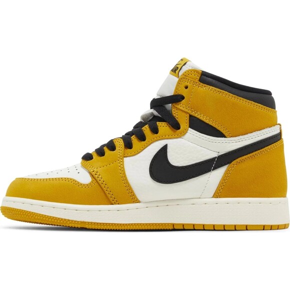Air Jordan Retro 1 High OG "Yellow Ochre" [FD1437-701] *Choose Your Size* Youth - Picture 4 of 7